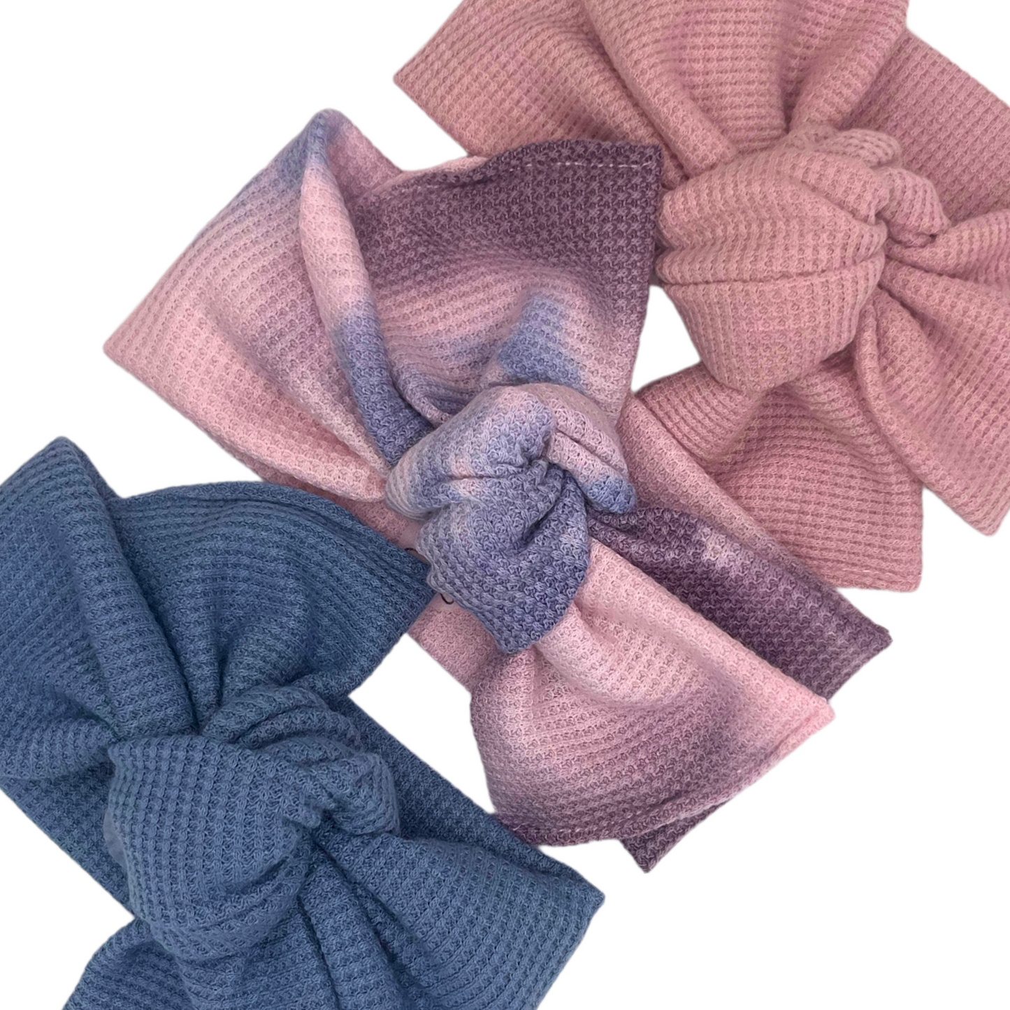 Cotton Candy Waffle Knit