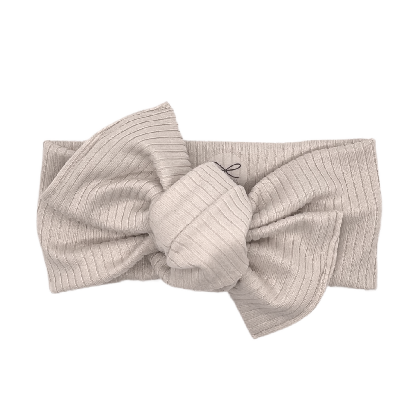 Light Beige Ribbed Knit