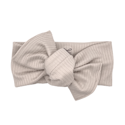 Light Beige Ribbed Knit