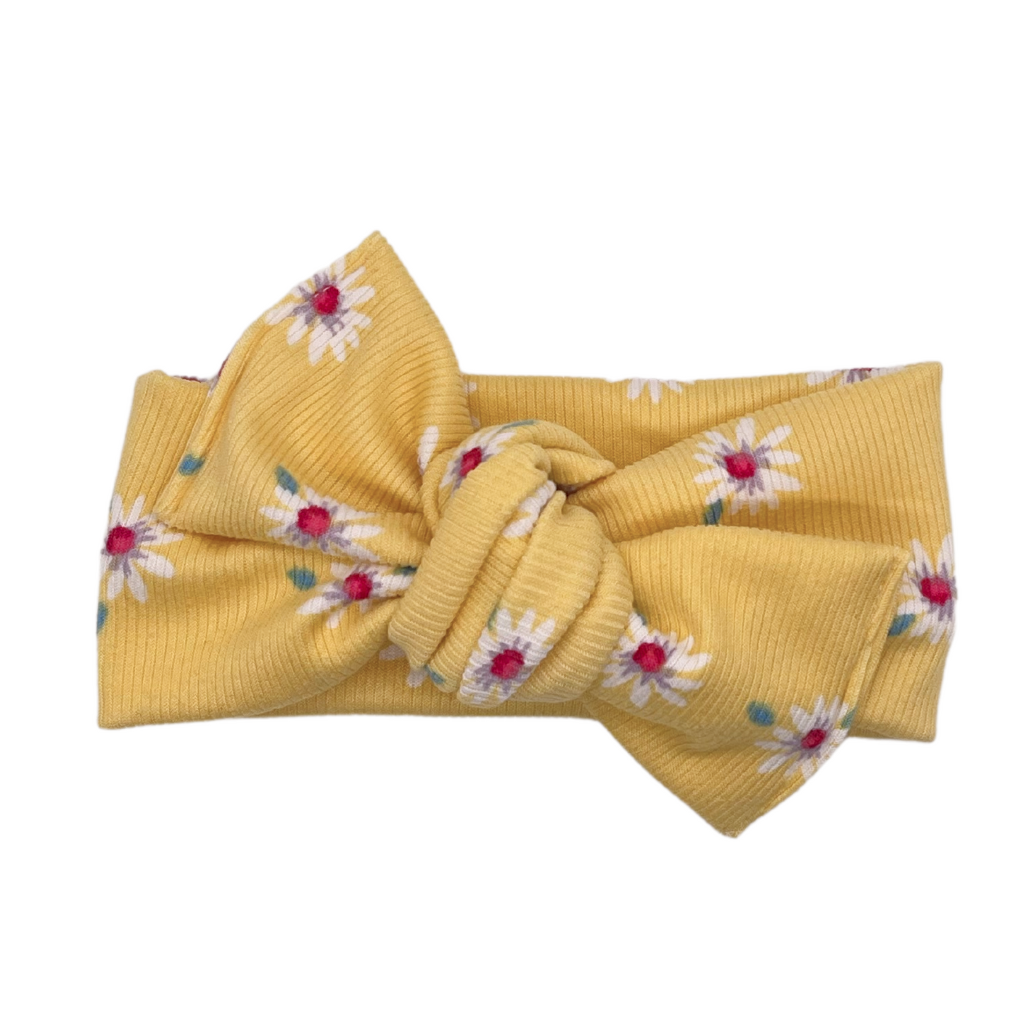 Blonde Daisy Ribbed Knit