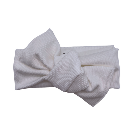 White Mini Ribbed Knit