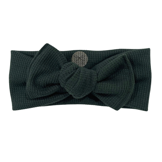 Hunter Green Waffle Knit