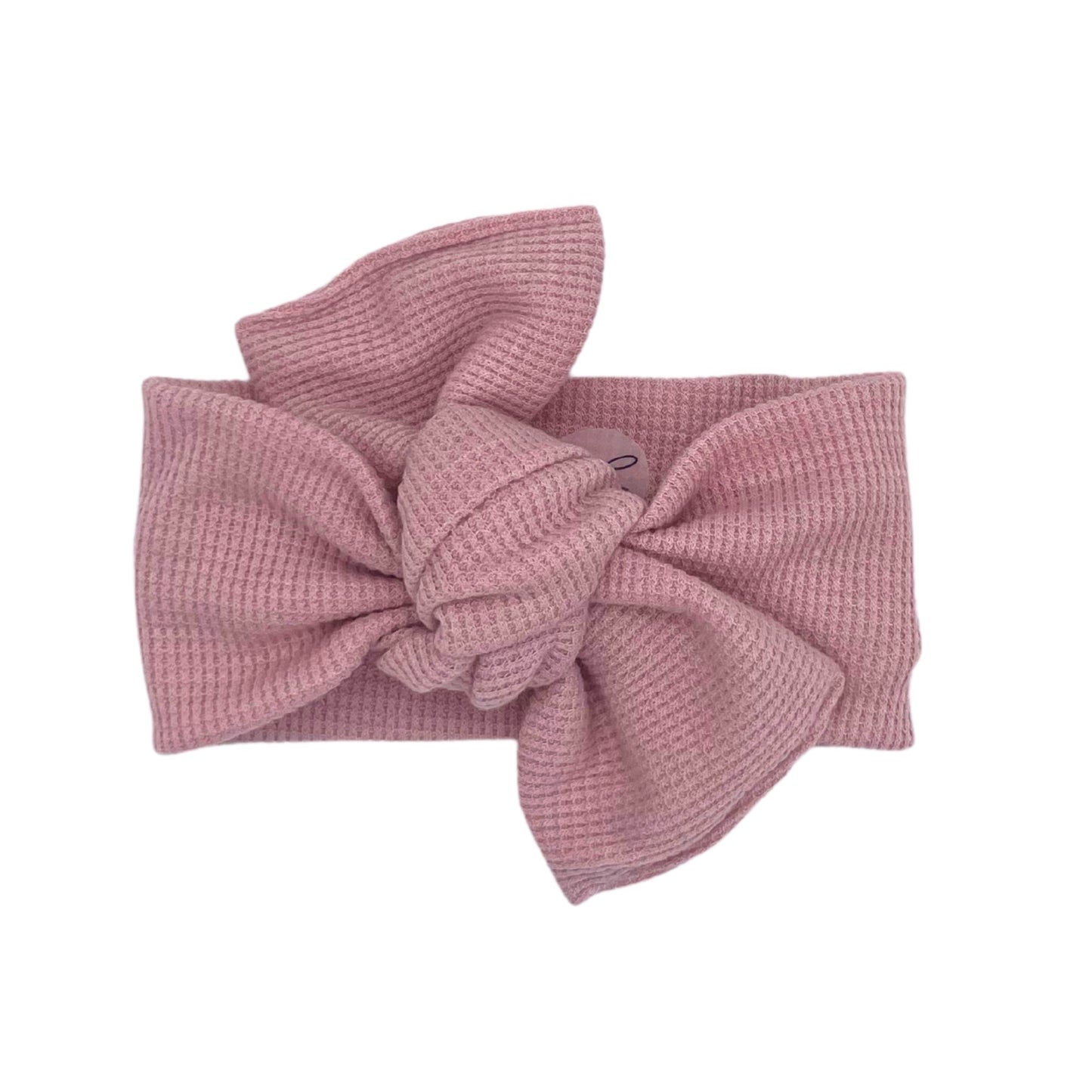 Powder Pink Waffle Knit
