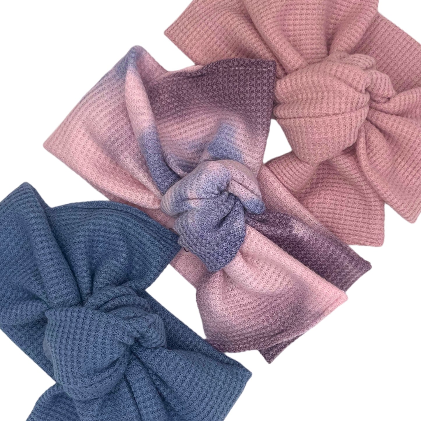 Powder Pink Waffle Knit
