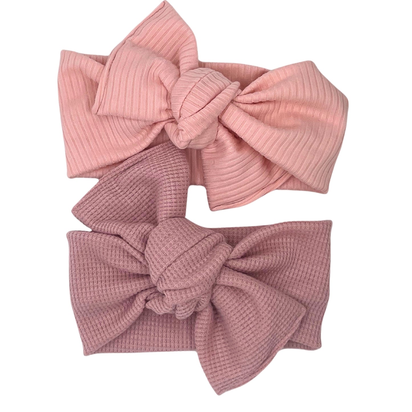 Powder Pink Waffle Knit
