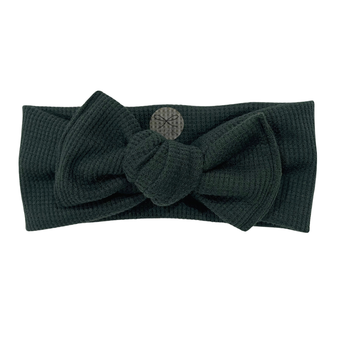Hunter Green Waffle Knit